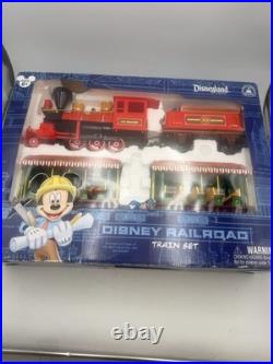 NEW Disney Railroad Train Set Disneyland Theme Park Exclusive Open Box RARE