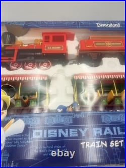 NEW Disney Railroad Train Set Disneyland Theme Park Exclusive Open Box RARE