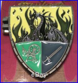 NEW Disney Shields of Fantasy Pin Set Limited LE Magic Kingdom Crests Beauty WDW