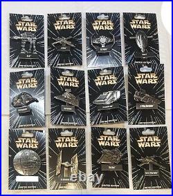 NEW Disney Star Wars Vehicles Pin Set Limited LE Pin of the Month AT-AT Slave 1