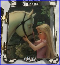 NEW Disney Tangled Gold Storybook Pin Limited LE 400 Princess Rapunzel DSF DSSH
