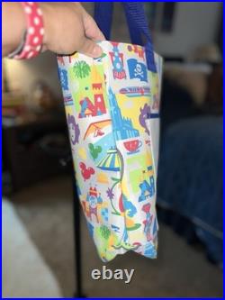 NEW ExclusiveDisney Parks THEMED Walt Disney World Printed Multicolor Tote Bag