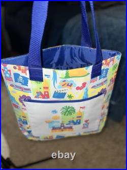 NEW ExclusiveDisney Parks THEMED Walt Disney World Printed Multicolor Tote Bag