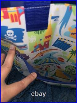 NEW ExclusiveDisney Parks THEMED Walt Disney World Printed Multicolor Tote Bag