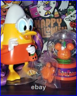 NEW SET of 3 Disney Parks Donald Candy Corn sipper, Mickey sipper and ice cube