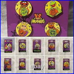 NEW Set of 14 Walt Disney Parks 2024 Halloween Pins Minnie Mickey Pass DVC House