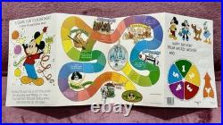 NEW VINTAGE Walt Disney Productions Theme Park Game Birthday Greeting Card