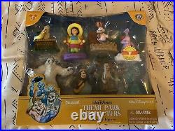 NEW Very Rare Disney World Theme Park Character Figures Disneyland Mint 8pc Set