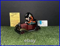 NIB Fossil Disney Theme Parks Goofy 70th Anniversary Watch Figurine Set RARE