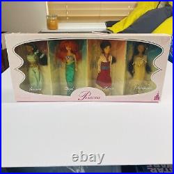 NIB Vintage Disney Princess Disneyland Theme Park Edition Ariel Jasmine Mulan