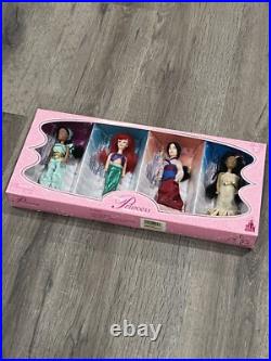NIB Vintage Disney Princess Disneyland Theme Park Edition Ariel Jasmine Mulan