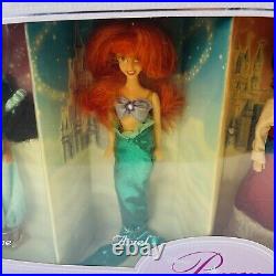 NIB Vintage Disney Princess Disneyland Theme Park Edition Ariel Jasmine Mulan