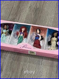 NIB Vintage Disney Princess Disneyland Theme Park Edition Ariel Jasmine Mulan