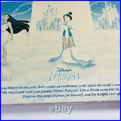 NIB Vintage Disney Princess Disneyland Theme Park Edition Ariel Jasmine Mulan