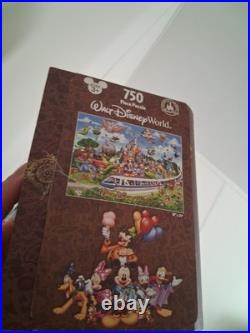 NIB Walt Disney World Theme Parks Monorail Storybook 750 Pc Puzzle 18 x 24
