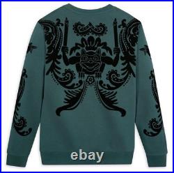NWOT L Disney Theme Park Haunted Mansion Men's Graphic Crewneck Sweater Shirt