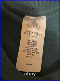 NWOT L Disney Theme Park Haunted Mansion Men's Graphic Crewneck Sweater Shirt
