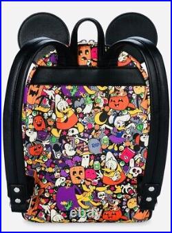 NWT Disney Theme Parks Halloween Loungefly Mini Backpack Bag