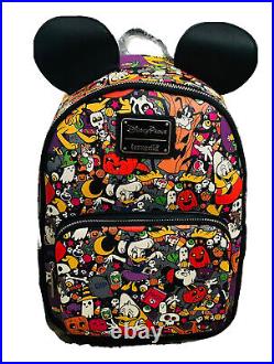 NWT Disney Theme Parks Halloween Loungefly Mini Backpack Bag