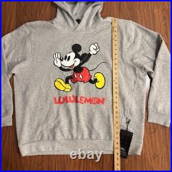 NWT Lululemon Disney Steady State Gray Hoodie Mickey Mouse Mens XXL Theme Park