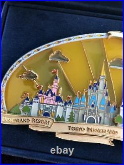 New Jumbo Happiest Celebration On Earth Walt Disney World Castle Pin LE 1500