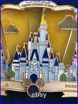 New Jumbo Happiest Celebration On Earth Walt Disney World Castle Pin LE 1500