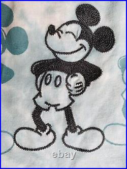 New Walt Disney Mickey Mouse T Shirt Blue Tie Dye Embroidery XL Men Tags