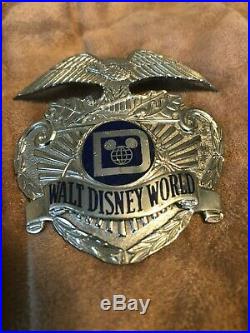 Obsolete Walt Disney World Security Badge & Hat Badge