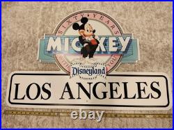 Official Walt Disney Theme Park Los Angeles 60 Yrs Sign World Store Disneyland