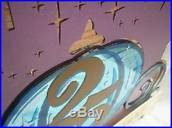 Original 1996 Walt Disney World 25th Anniversary Castle Theme Park Sign Prop