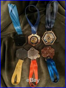 Pin Run Walt Disney World Marathon Weekend Set o 6 2020 Medals Goofy Anniversary