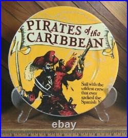 Pirates of the Caribbean Disney Theme Park Ride Collector Snack Bread Plate Pirates of the Caribbean Disney Theme Park Ride Collector Snack Bread Plate