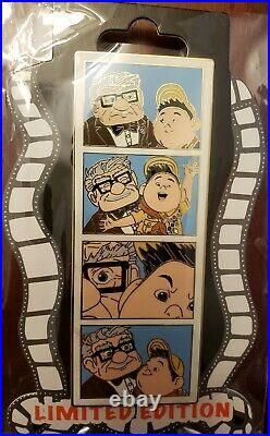 Pixar UP Carl Russell Photo Booth Picture Film Strip Disney DSF DSSH LE Pin