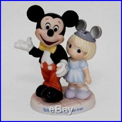 Precious Moments-Mickey Mouse-Disney Theme Park-Where Dreams Come True 790010
