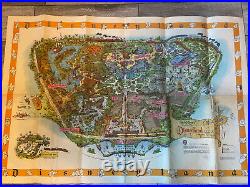 RARE 1958 DISNEYLAND MAP Version C Theme Park Poster 30 X 45