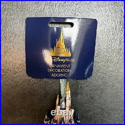 RARE! 2021 Walt Disney World 50th Anniversary Castle Christmas Ornament NEW