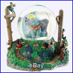 RARE DUMBO AND THE CROWS SNOWGLOBE WITH MOTION Disney Theme Park Exclusive