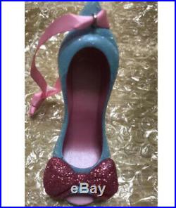 RARE Disney Parks Fairy Godmother Runway Shoe Ornament! Cinderella High Heel