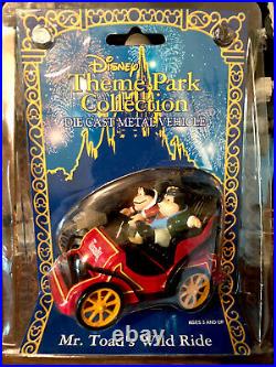 RARE Disney Theme Park Collection DieCast Vehicle Mr. Toads Wild Ride RETIRED