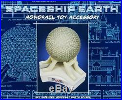 RARE Disney Theme Parks Monorail EPCOT SPACESHIP EARTH Accessory Ball PlaySet VT
