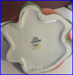 RARE Disney World Theme Park Tinkerbell On Rose Ceramic 20 Cookie Jar