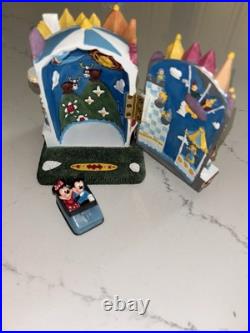 RARE Disneyana Disney Attraction Figure Resin Hinged Box IT'S A SMALL WORLD Mint