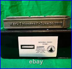 RARE Disneyland MONORAIL MARK I Olszewski PokitPal Box GIFT FOR BIG TRAIN LOVER RARE Disneyland MONORAIL MARK I Olszewski PokitPal Box GIFT FOR BIG TRAIN LOVER