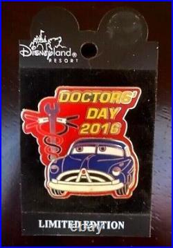 RARE! Doc Hudson Cars Doctors Day 2016 Pin Disney Parks LE 2000 Pixar Cars