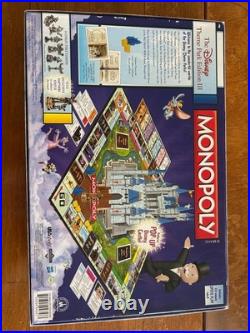 RARE Monopoly Disney Theme Park Edition III with Pop-Up Castle NEW Factory Sealed