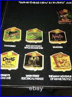 RARE OLD 1999 Disney 13 Pin Set Something New in Every Corner Press Box Set