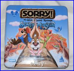 RARE Splash Mountain Sorry Game Disney Theme Park Edition Complete 2005