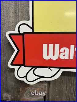 RARE Vintage Mickey Mouse Walt Disney World Theme Park Parade Bangor Maine Sign