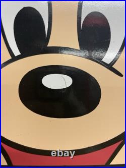 RARE Vintage Mickey Mouse Walt Disney World Theme Park Parade Bangor Maine Sign RARE Vintage Mickey Mouse Walt Disney World Theme Park Parade Bangor Maine Sign