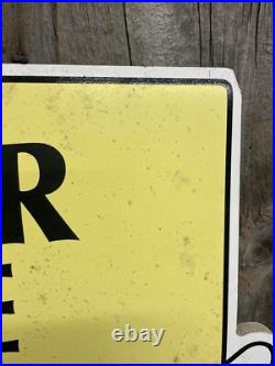 RARE Vintage Mickey Mouse Walt Disney World Theme Park Parade Bangor Maine Sign